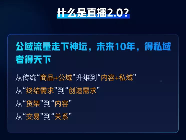 快手开启直播电商2.0时代：将打造100个十亿GMV生态合作伙伴！